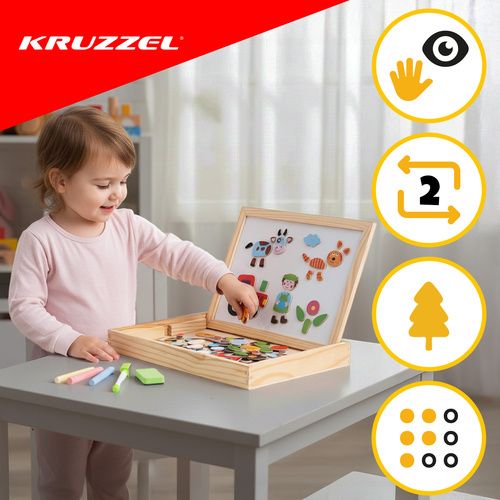 Tablica Edukacyjna Dwustronna Kruzzel 25637 na Arena.pl