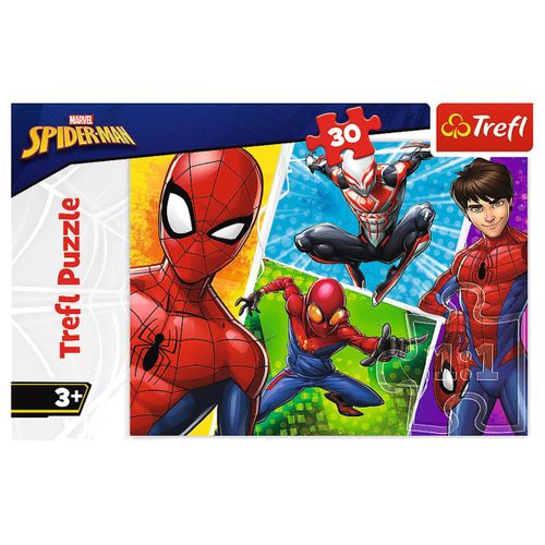 TREFL Puzzle 30el Spider-Man i Miguel. Marvel na Arena.pl