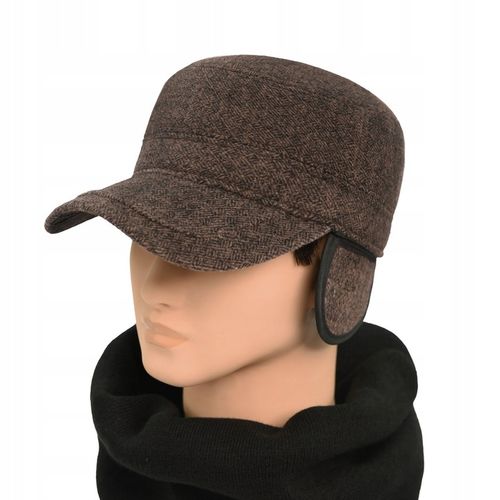 Czapka zimowa PATROLÓWKA męska Pako Jeans ocieplana z chowanymi nausznikami na Arena.pl