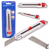 NÓŻ DO TAPET METALOWY NOŻYK 18mm ŁAMANE OSTRZA