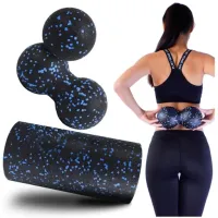 WAŁEK ROLER DO MASAŻU DUOBALL PIŁKA ZESTAW EPP 3W1