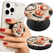 Uchwyt do telefonu Popsocket na palce/stojak SŁODKIE UŚMIECHNIĘTE SUSHI