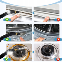 MYJKA PAROWA Czyścik do Okien mop Steamer PAROWNICA 2500W 220V 1L ZESTAW