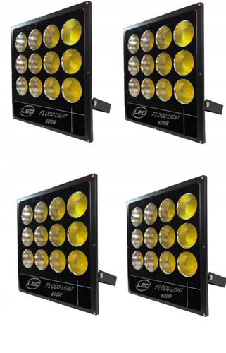4x HALOGEN NAŚWIETLACZ LED 600W COB na Arena.pl