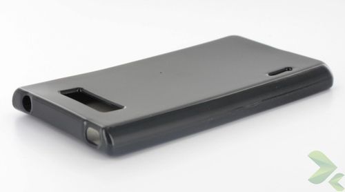Geffy - Etui LG L7 P700 TPU solid color black na Arena.pl