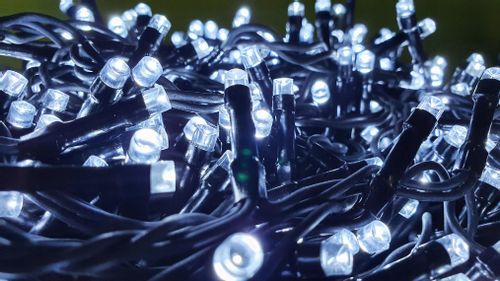 LAMPKI CHOINKOWE 600 LED NA CHOINKĘ TIMER BIAŁE CE na Arena.pl