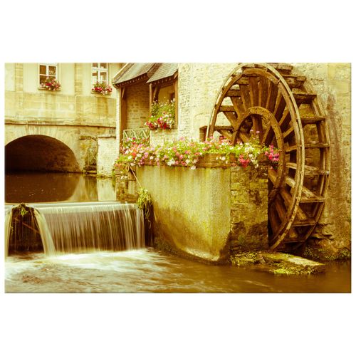 Obraz Płótno 90X60 Młyn W Normandii na Arena.pl