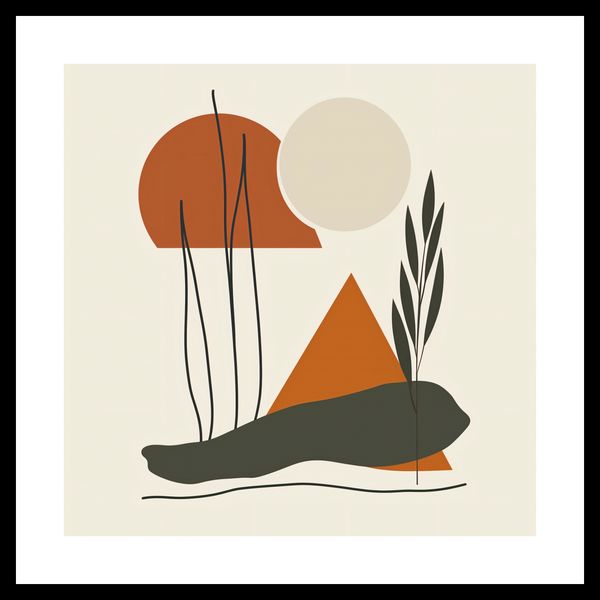 Plakat 30x30cm Beżowe Spojrzenie zdjęcie 3