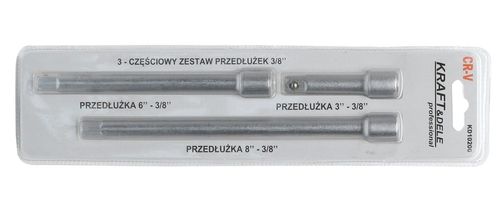 przedłużki 3szt. 3/8"  kd10234 na Arena.pl