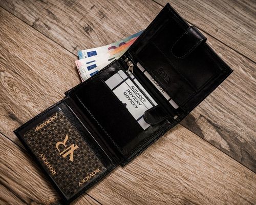 PORTFEL MĘSKI SKÓRZANY CZARNY ROVICKY ANTYKRADZIEŻOWY PREZENT NA MIKOŁAJKI na Arena.pl