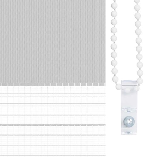 Roleta zebra, jasnoszara, szerokość tkaniny 115,9cm, poliester na Arena.pl