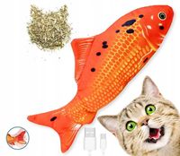 Elektryczna RYBA interaktywna Zabawka skacząca dla kota 15-2