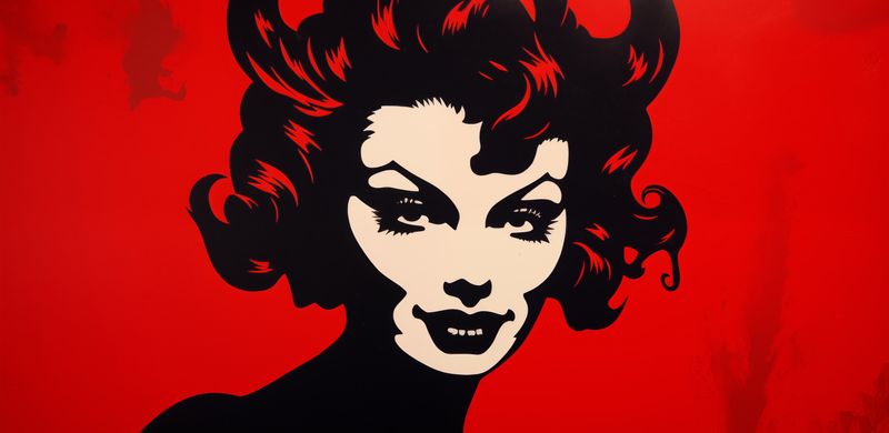 Plakat 91,3x44,5cm Czerwona Diablica zdjęcie 1