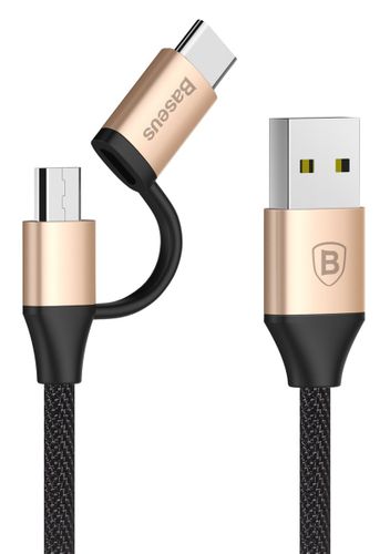 Kabel 2w1 micro USB + Type-C Baseus Yiven 1m na Arena.pl