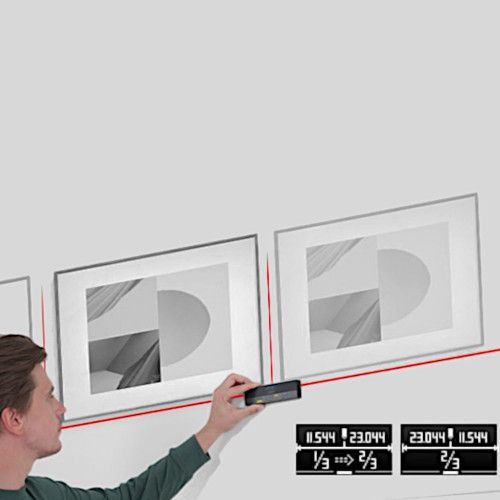 DWUSTRONNA MIARKA LASEROWA BLUETOOTH ZASIĘG 120M na Arena.pl
