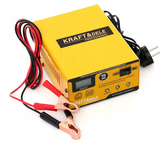 Prostownik MIKROPROCESOROWY Akumulatorowy 6V / 12V zdjęcie 6