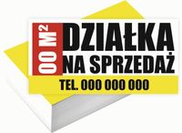 Wizytówki firmowe 100szt SZEREG WZORÓW do wyboru DZIAŁKA NA SPRZEDAŻ