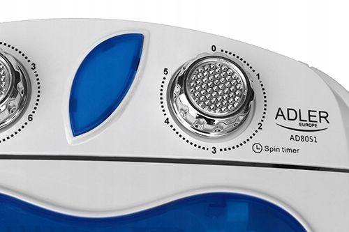 PRALKA TURYSTYCZNA Z WIRÓWKĄ ADLER AD8051 WSAD 3kg zdjęcie 5