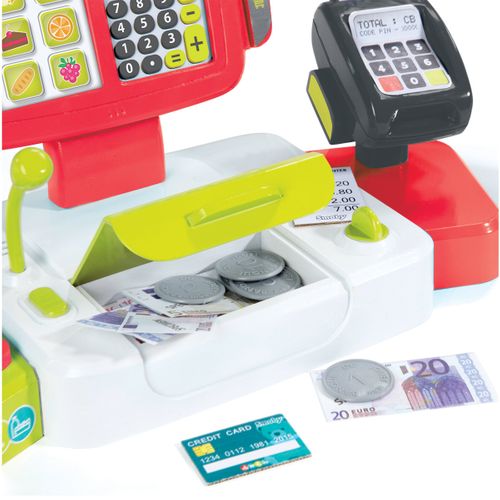 SMOBY Kasa elektroniczna czerwona na Arena.pl