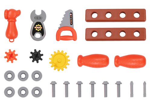 zestaw skrzynka z narzędziami dla dzieci warsztat zabawkowy w walizce na Arena.pl