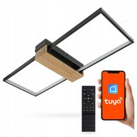 Lampa sufitowa LED plafon natynkowy TUYA aplikacja na telefon + pilot 30W