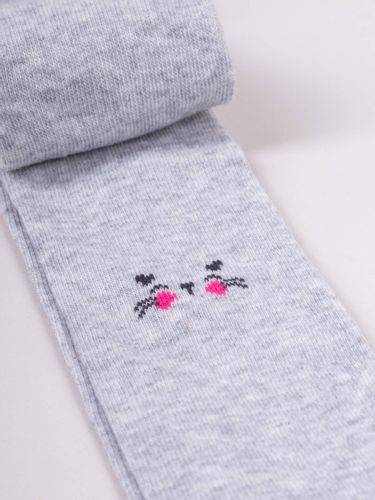 Rajstopy dziewczęce bawełniane we wzory 3PAK  68-74 YOCLUB na Arena.pl