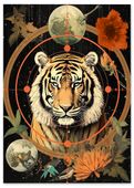 Plakat kolaż tygrys kosmos 61x91 cm