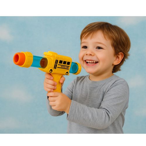 ZABAWKOWY ŻÓŁTY PISTOLET NA MIĘKKIE KULE na Arena.pl