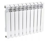 Grzejnik aluminiowy Idmar biały 750 x 574 x 75 mm podłączenie boczne