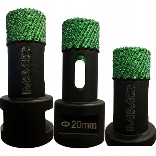Otwornica diamentowa brazowana MMD Ø20 mm M14 do gresu ceramiki płytek na Arena.pl