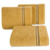 Ręcznik bawełniany frotte FILON 70X140 musztardowy