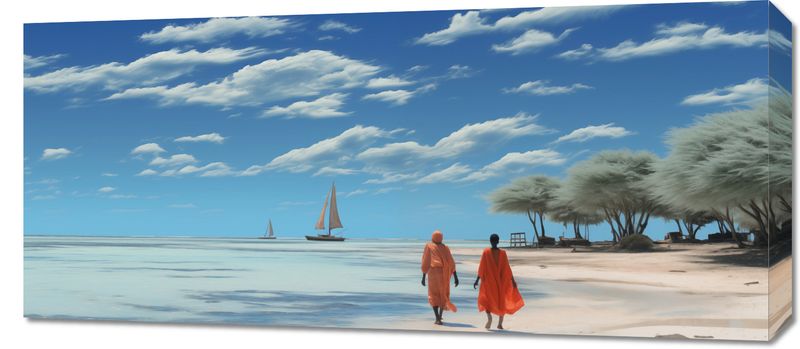 Obraz 90x40cm Spokój w Piaskach zdjęcie 1