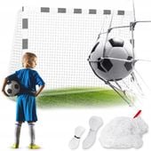 Siatka na bramkę piłkarską 3x2m do bramek 300x200cm biała Neosport