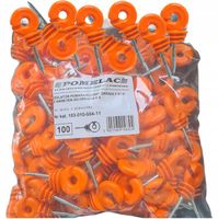 IZOLATOR WKRĘCANY W DREWNO PASTUCH 100 SZT ORANGE POLSKI PRODUCENT