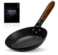 Mała Patelnia 20 cm Stal Węglowa Indukcja Gaz Do Smażenia Jajek