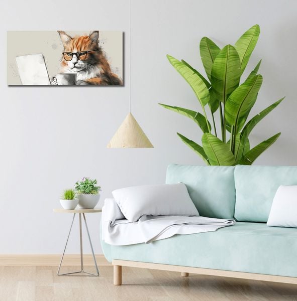 Obraz 70x30cm Nie przed Kawusią zdjęcie 2