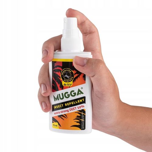 Mugga spray DEET STRONG 50% na komary kleszcze owady meszki 75ml na Arena.pl