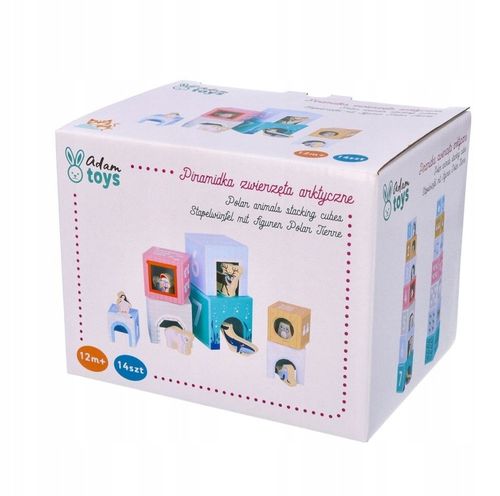Piramida z kubeczków zwierzęta arktyczne na Arena.pl