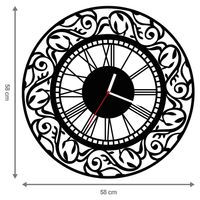 ZEGAR ŚCIENNY RETRO 58cm XXL 15.11