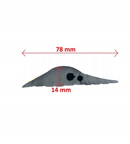 USZCZELKA GARAŻOWA, PRÓG DO BRAMY , 78x14 mm, PROGOWA, 1MB. POD BRAMĘ na Arena.pl