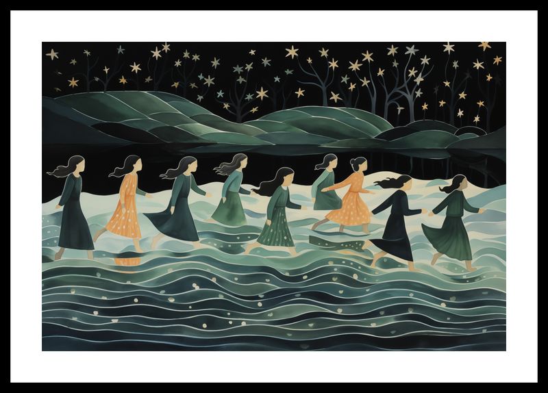 Plakat 45x30cm Nocna Procesja zdjęcie 3