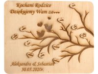 Podziękowania ślubne dla rodziców  Prezent dla rodziców ślub