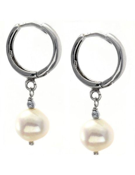 Kolczyki RONDA Perła 925 zdjęcie 1