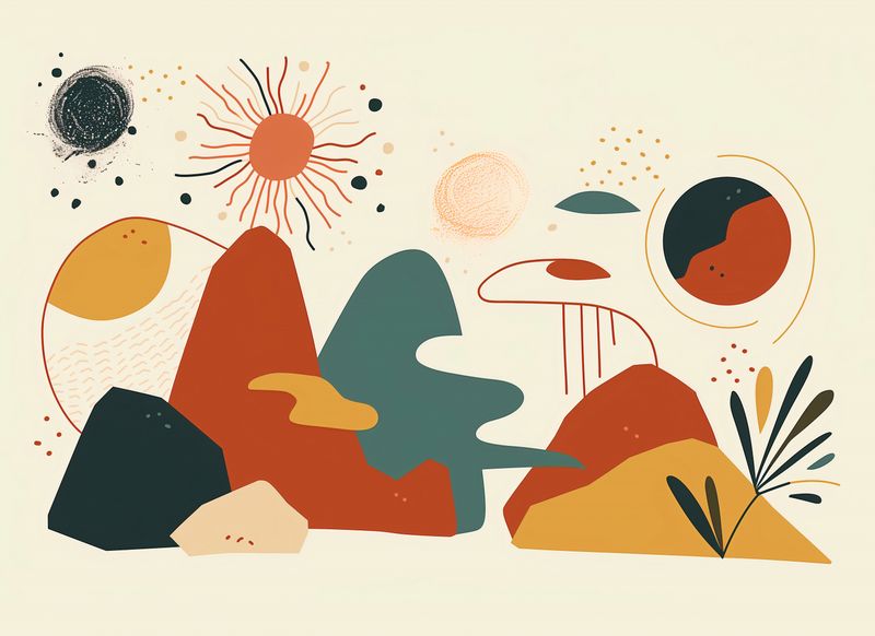 Plakat 55x40cm Kosmos Barw zdjęcie 1