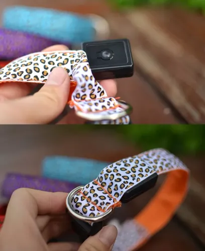 Obroża świecąca led dla psa kota kolorowa 44 cm na Arena.pl