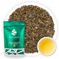 HERBATA JAPOŃSKA SENCHA JAPAN KAGOSHIMA ZIELONA LIŚCIASTA TEAVERSO 100G