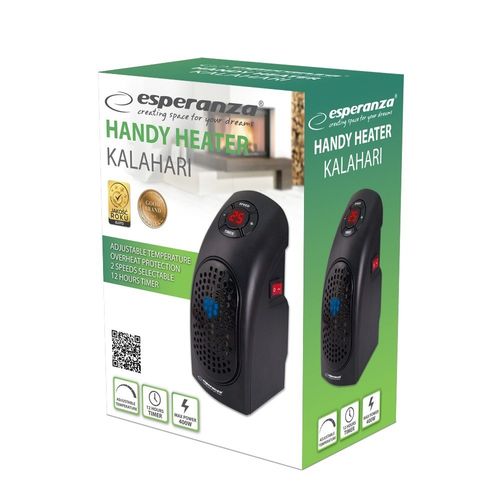 Termowentylator mini ESPERANZA 400W Kalahari EHH007 na Arena.pl