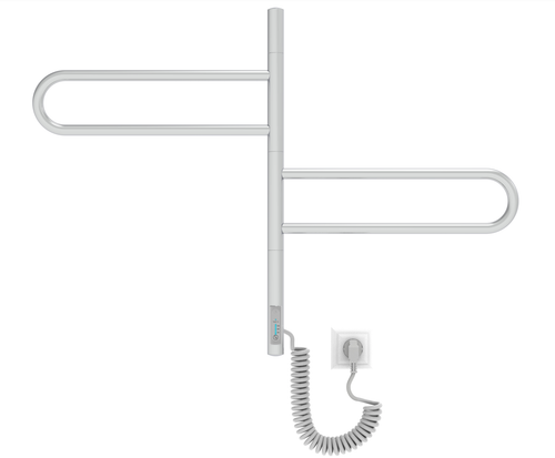 ELNA Grzejnik łazienkowy elektryczny Fluger 2 Chrome obrotowe elementy na Arena.pl