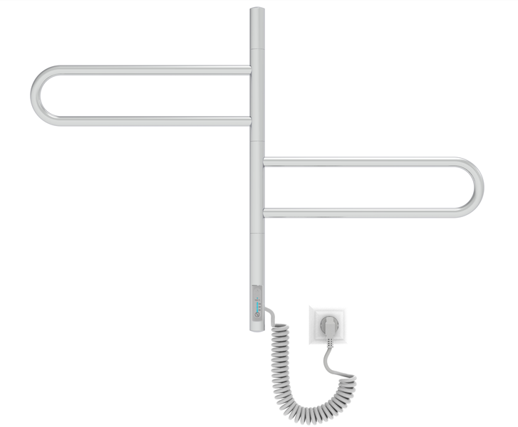 ELNA Grzejnik łazienkowy elektryczny Fluger 2 Chrome obrotowe elementy zdjęcie 1