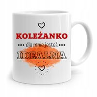 Kubek Prezent Dla Przyjaciela Koleżanka Idealna Z Nadrukiem Ze Zdjęciem